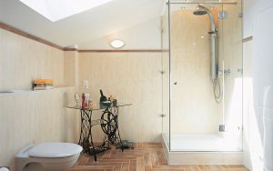 Ein Badezimmer in einem Tegernseer Haus